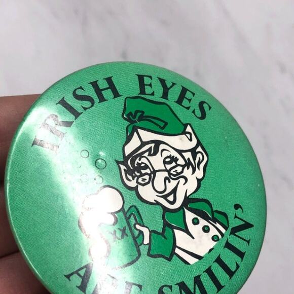 Vintage Irish Eyes are Smilin' Button - Picture 6 of 6